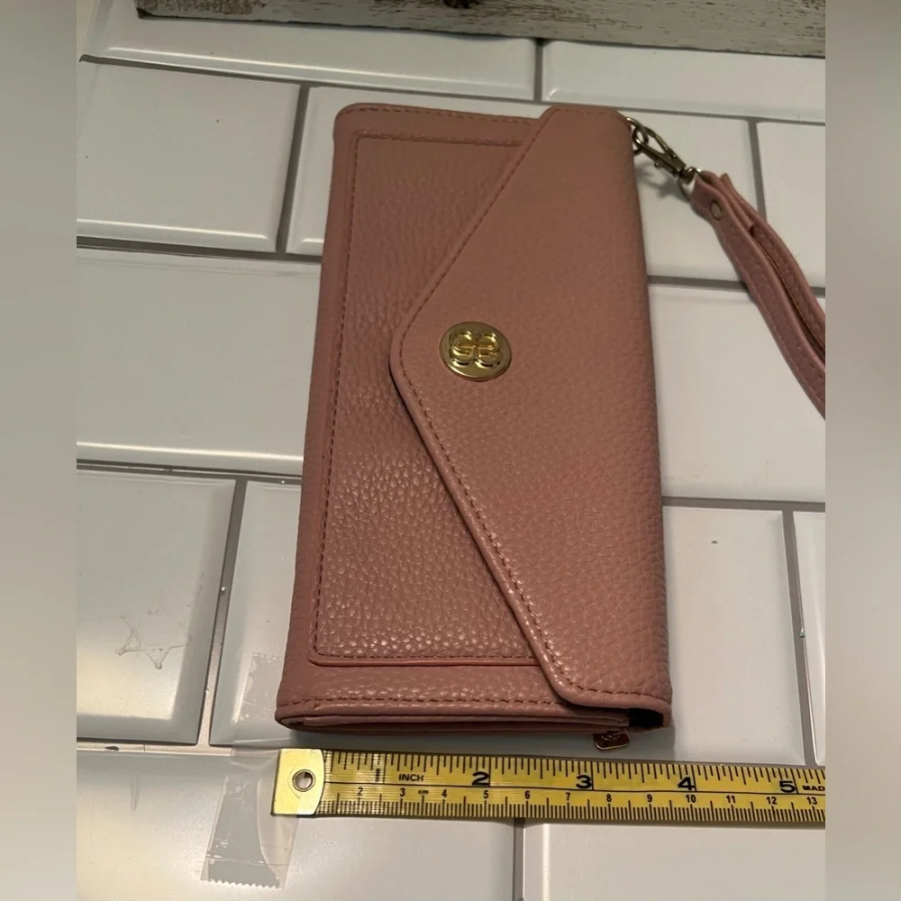 Elegant Pink Women's Clutch Wallet